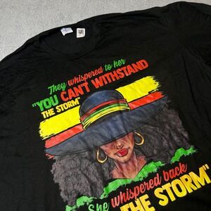 New Port & Company Graphic T-Shirt‎ I Am The Storm Mens 5XL Black Pride Cotton